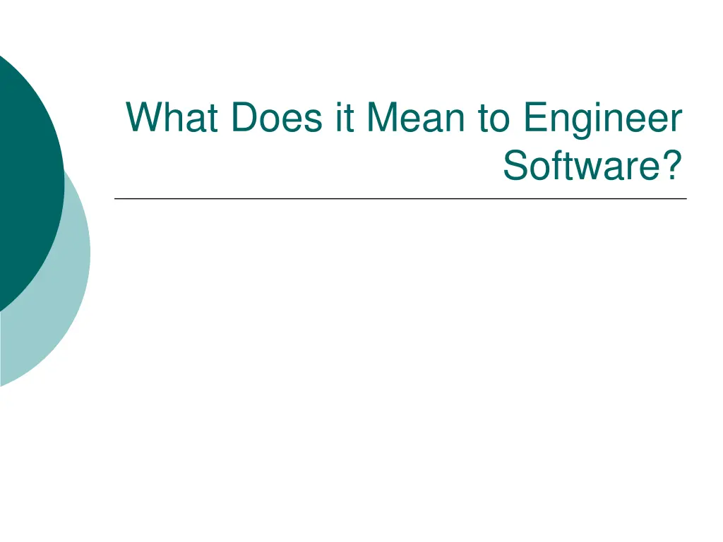 what does it mean to engineer