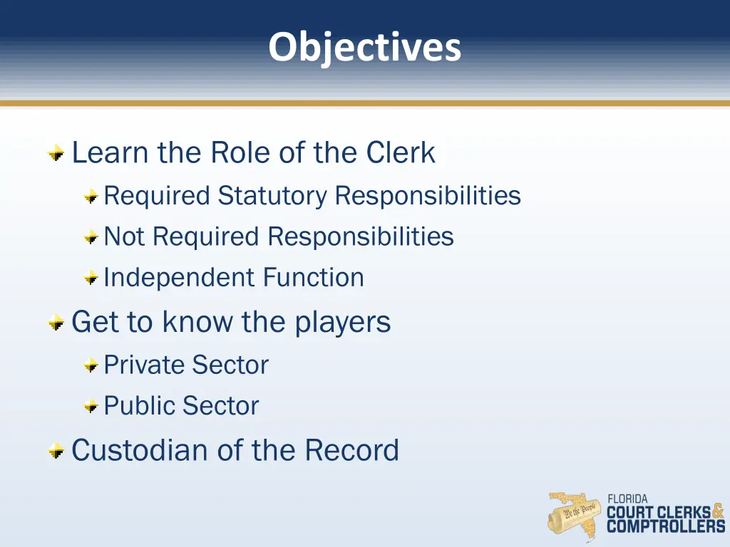 objectives