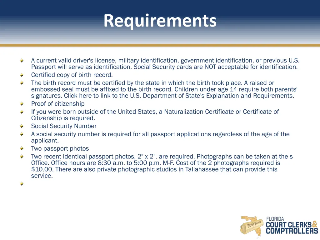 requirements