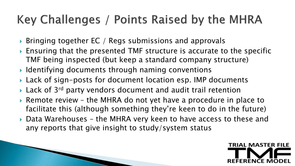 bringing together ec regs submissions