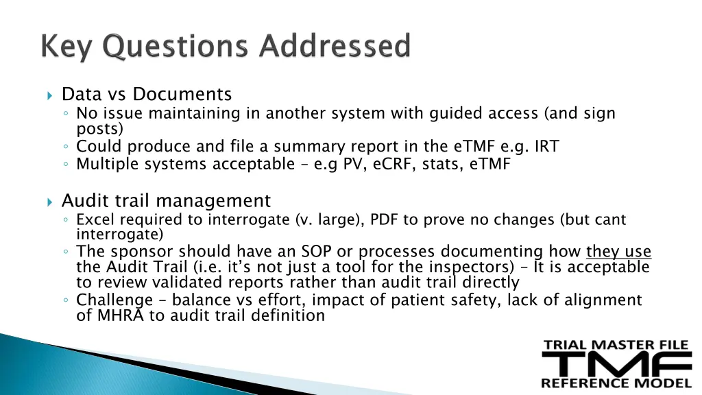 data vs documents no issue maintaining in another