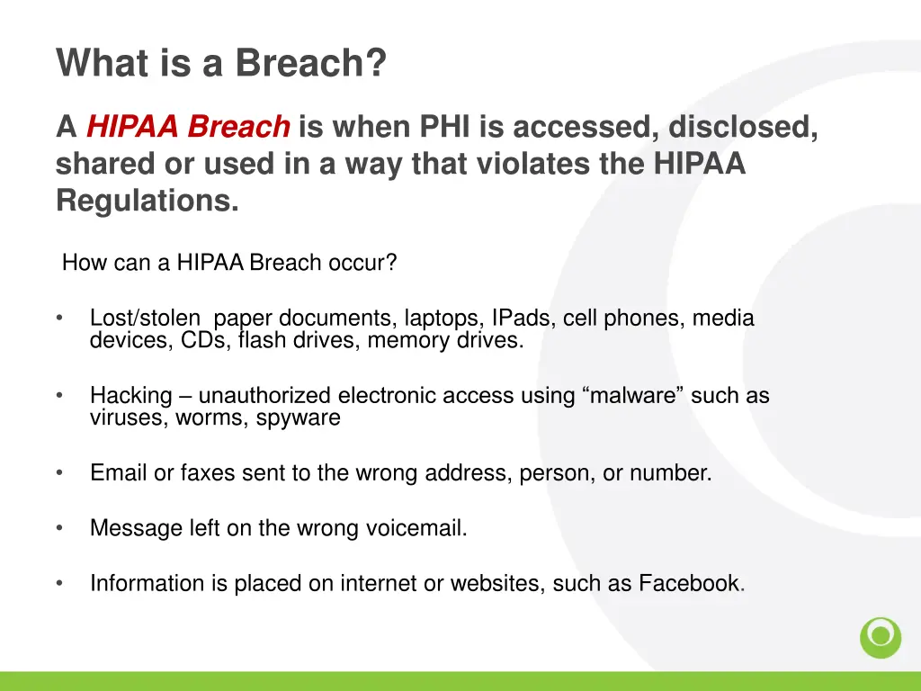 what is a breach