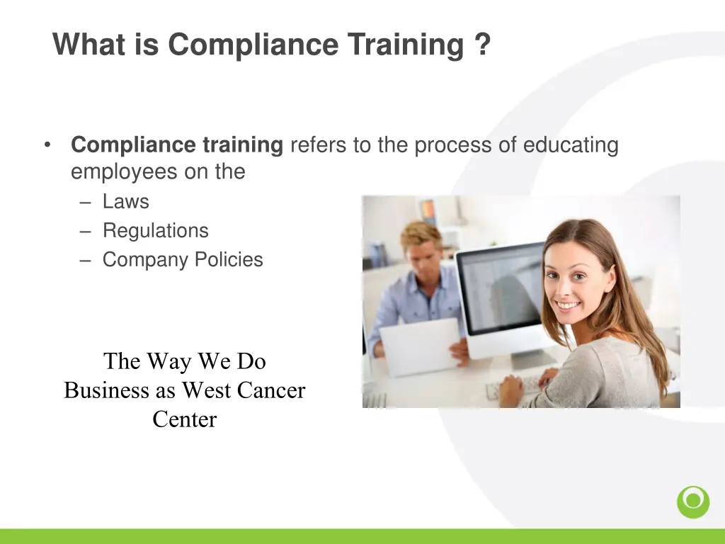 what is compliance training