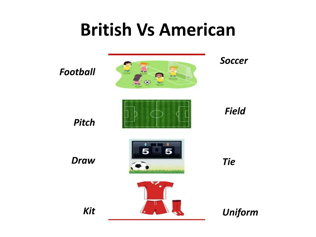 british vs american