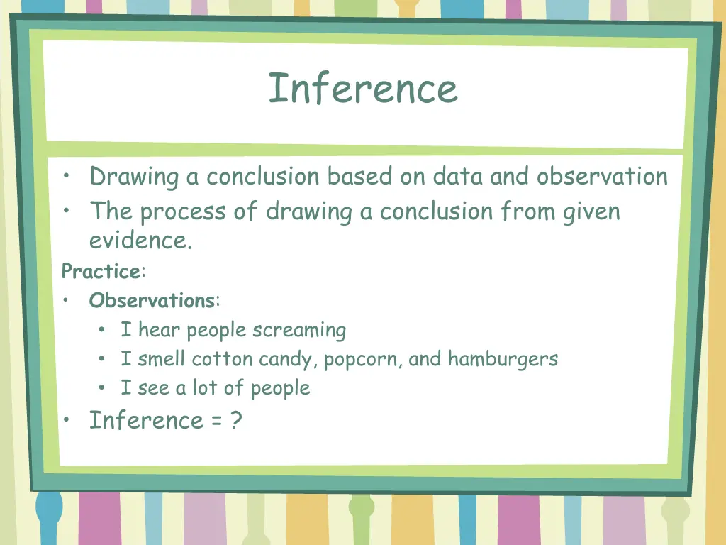 inference