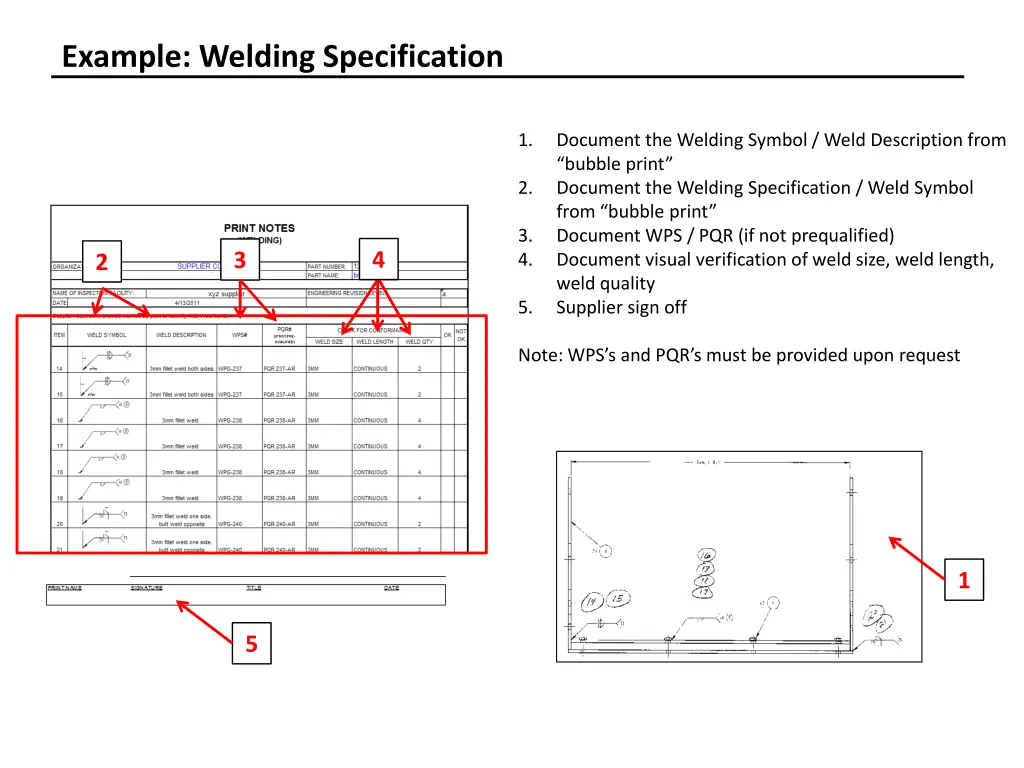 example welding specification