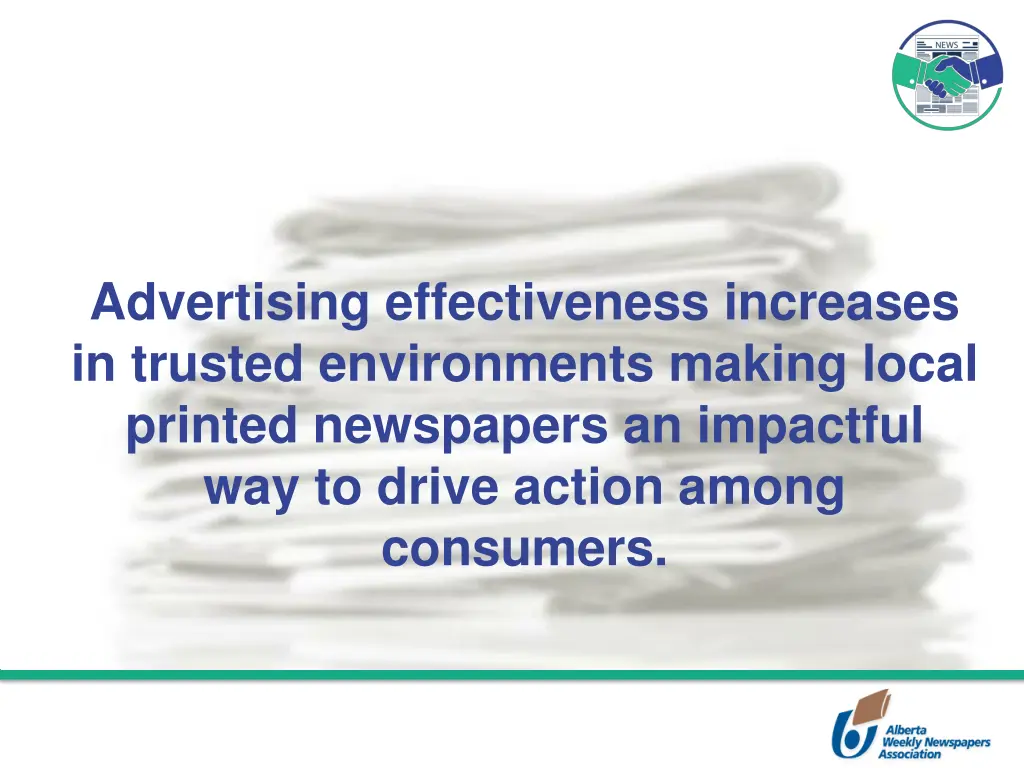 advertising effectiveness increases in trusted