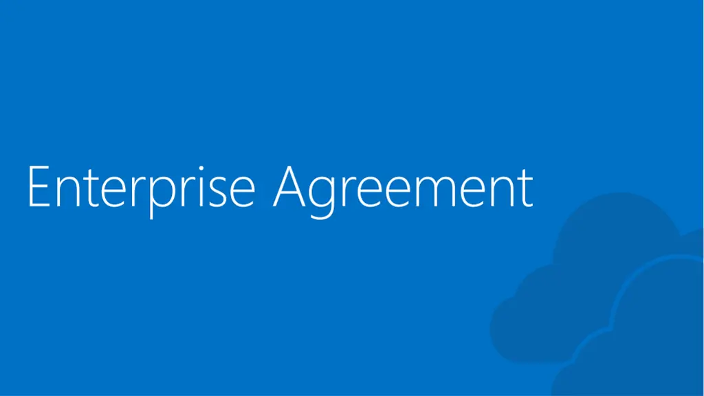 enterprise agreement