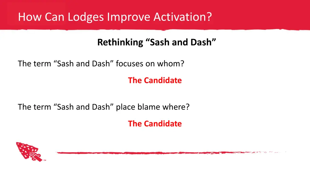 how can lodges improve activation