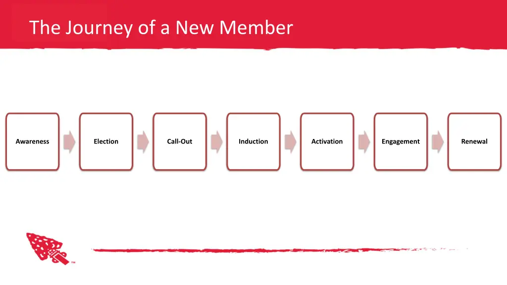 the journey of a new member