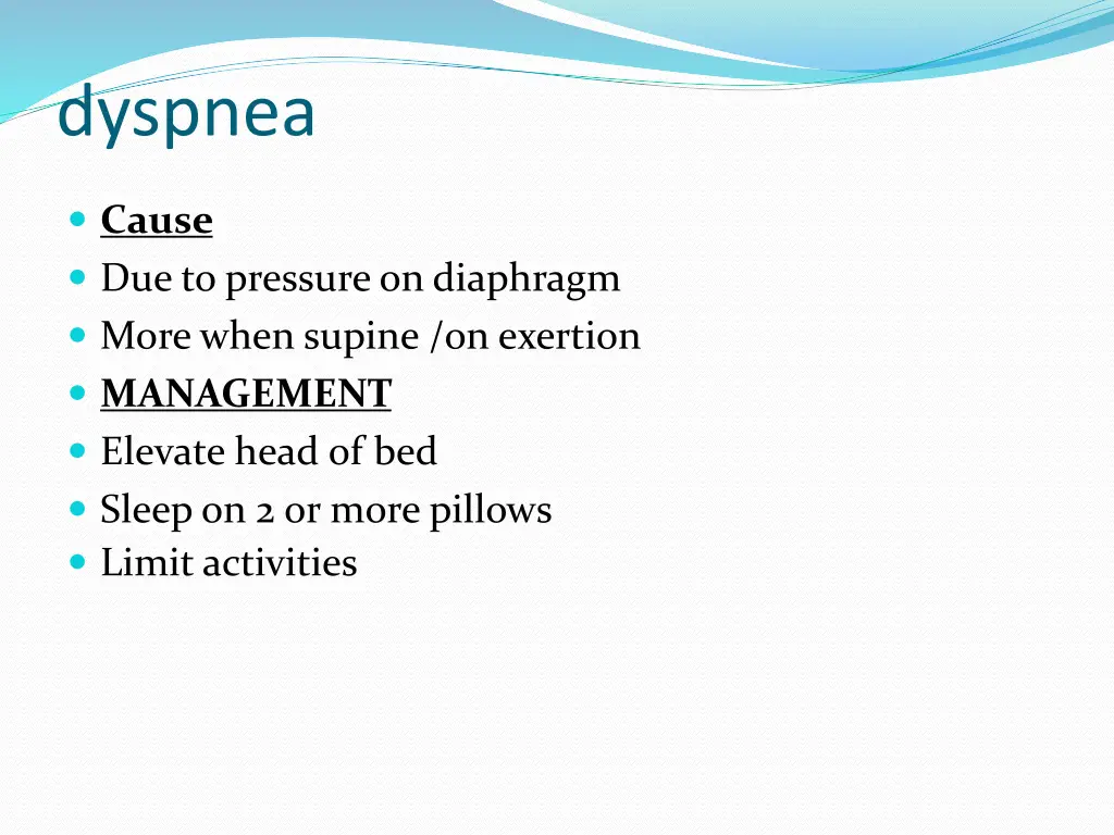 dyspnea