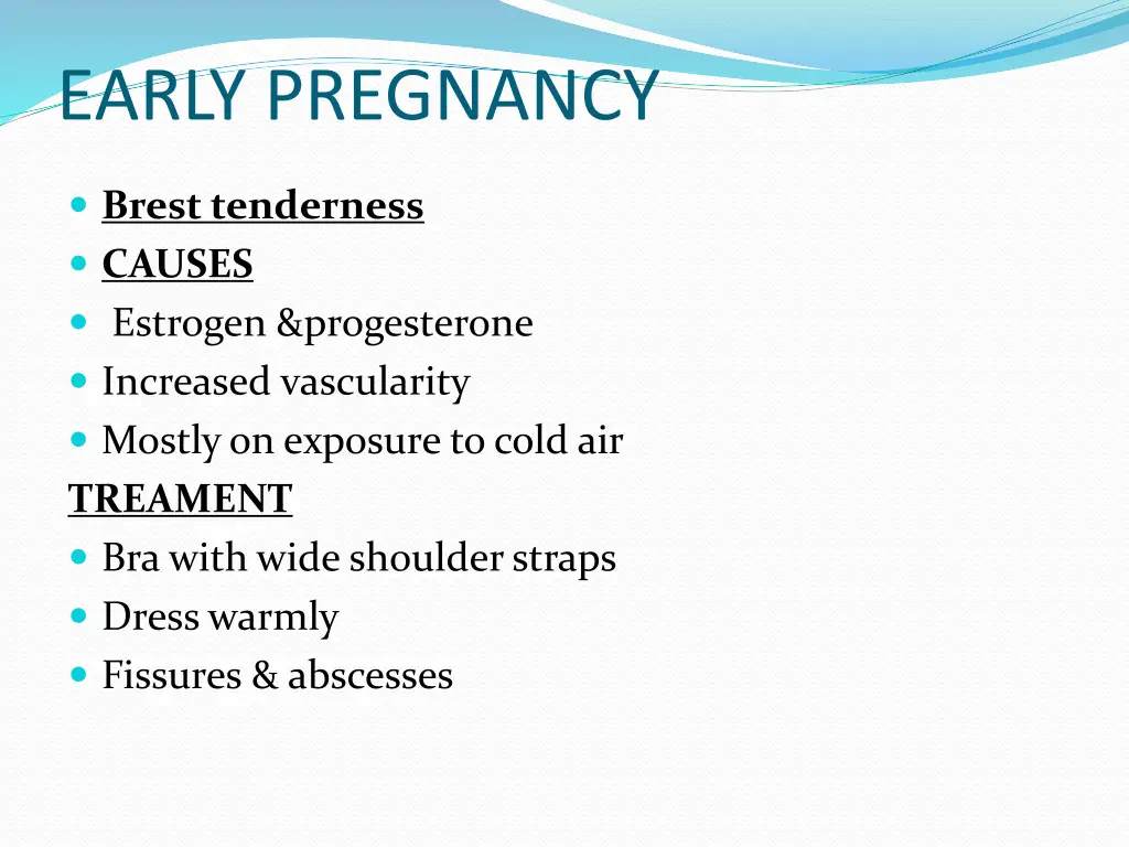 early pregnancy