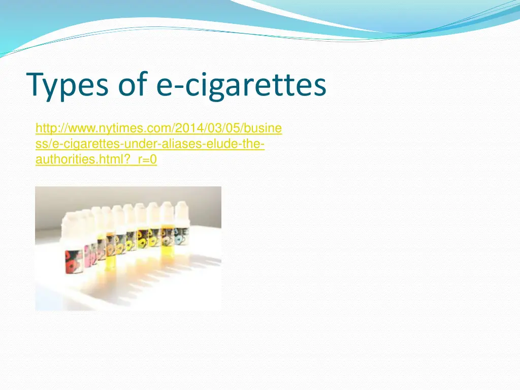 types of e cigarettes