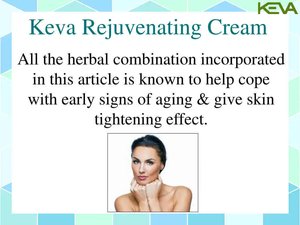 keva rejuvenating cream 1