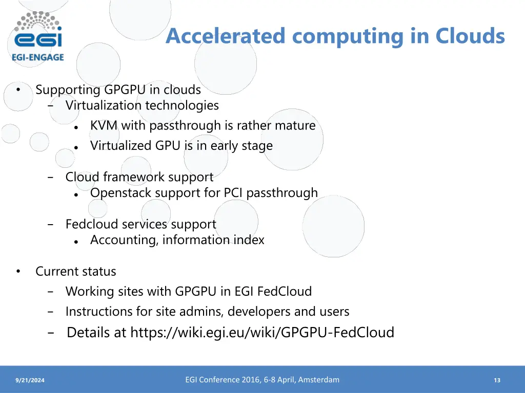 accelerated computing in clouds