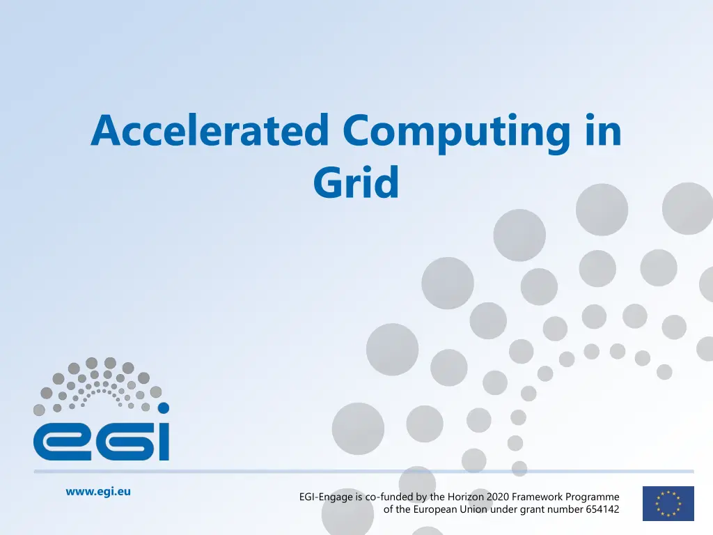 accelerated computing in grid