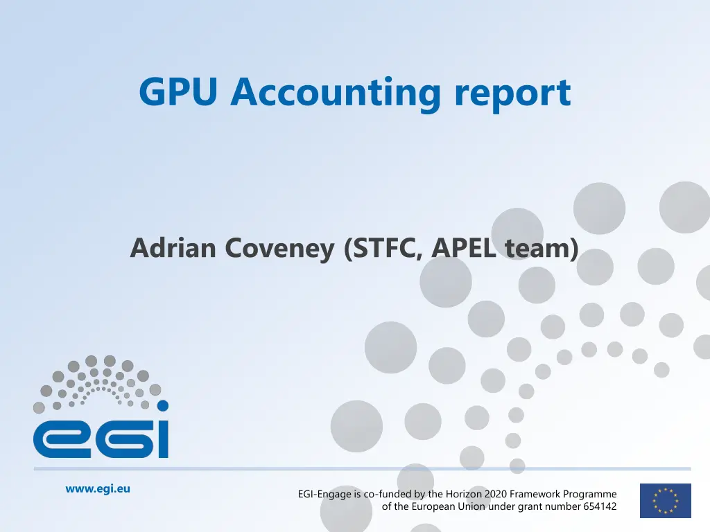 gpu accounting report