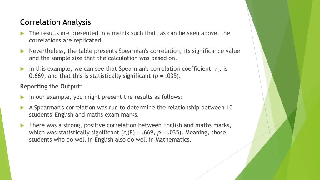 correlation analysis 5