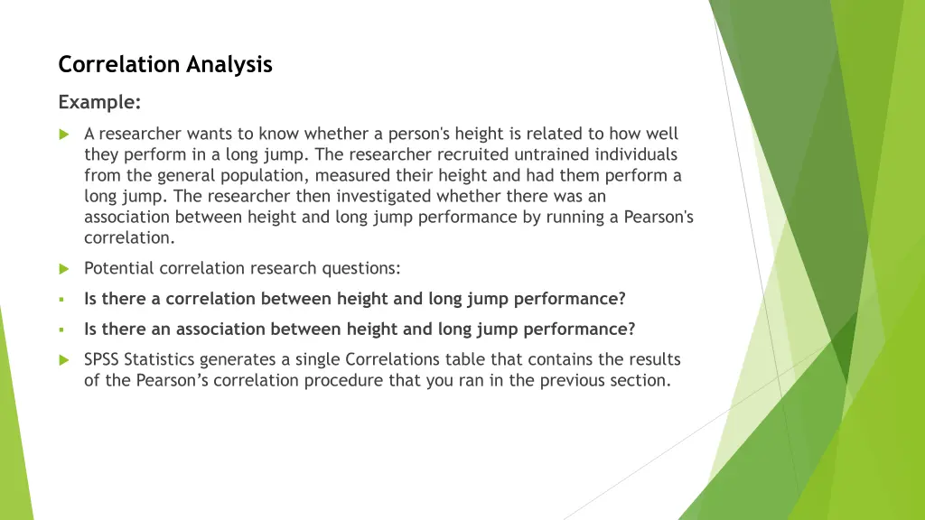 correlation analysis