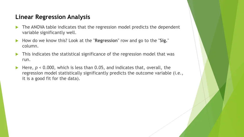 linear regression analysis 2