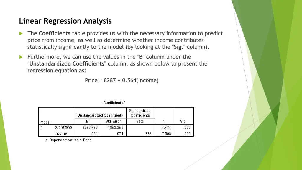 linear regression analysis 3