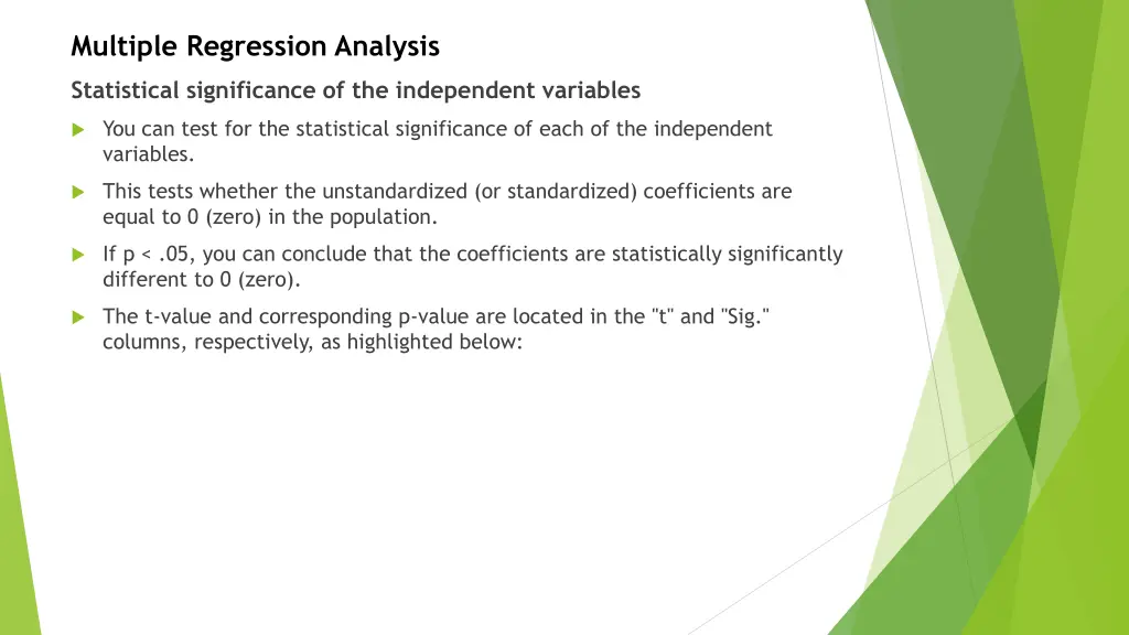 multiple regression analysis 3