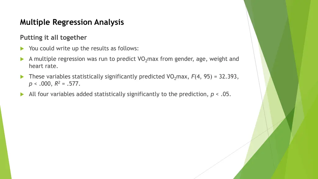 multiple regression analysis 5