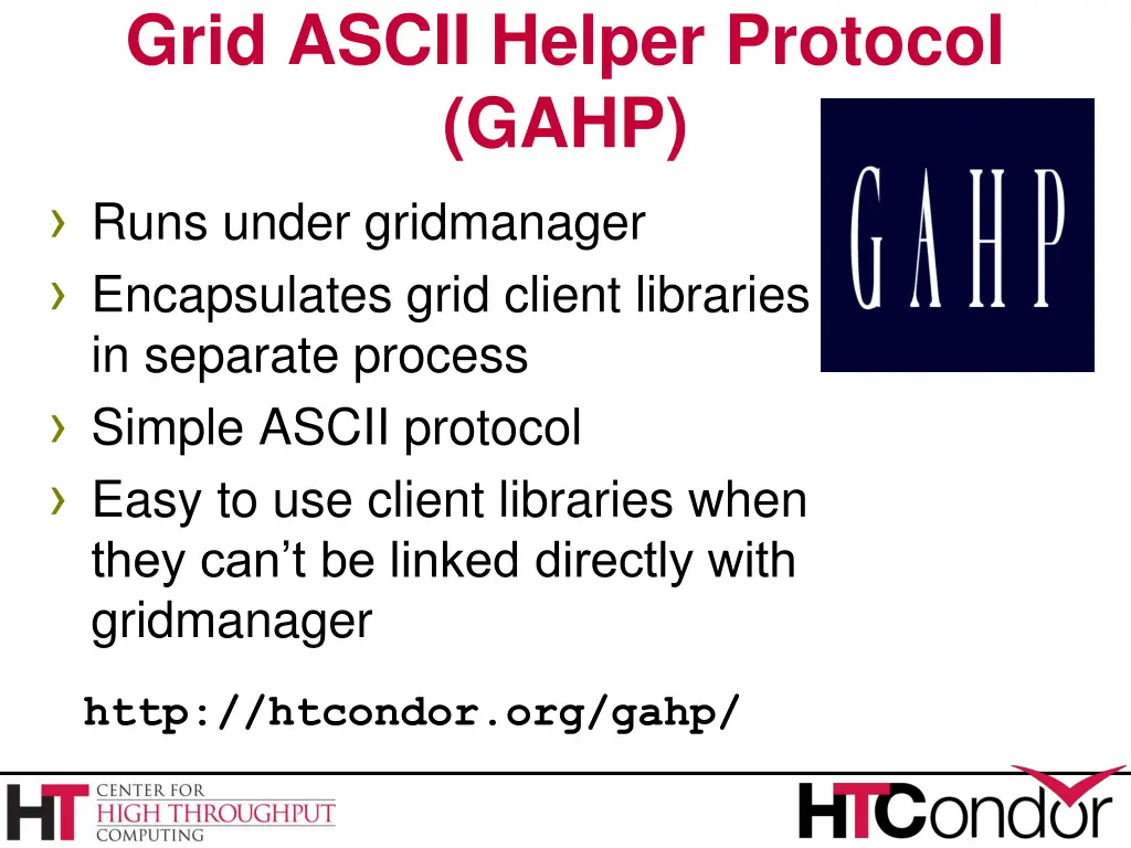 grid ascii helper protocol gahp runs under