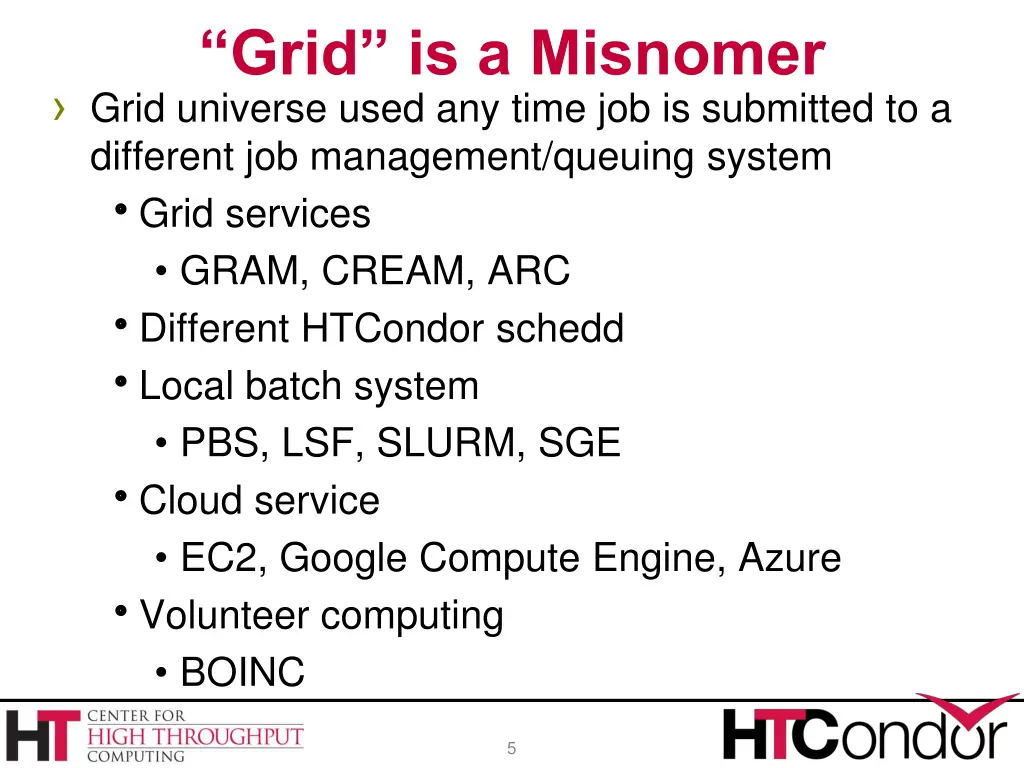 grid is a misnomer