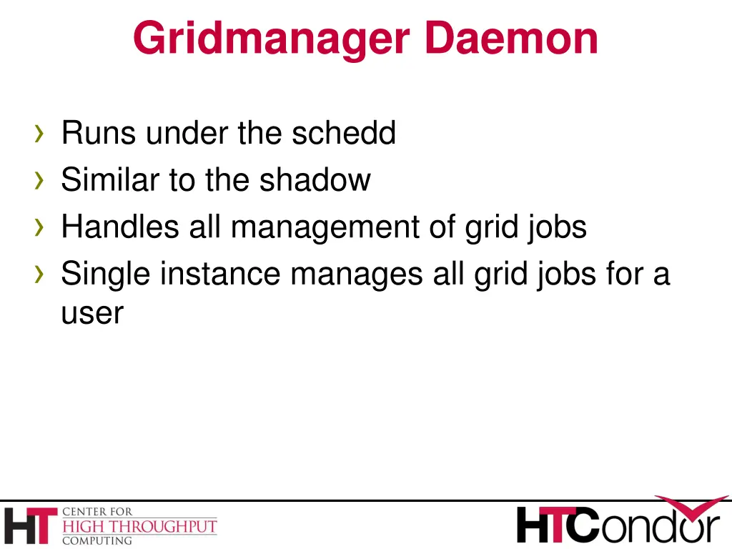 gridmanager daemon