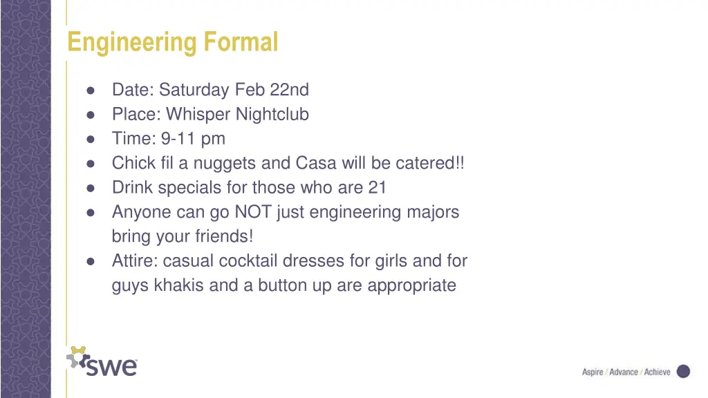 engineering formal