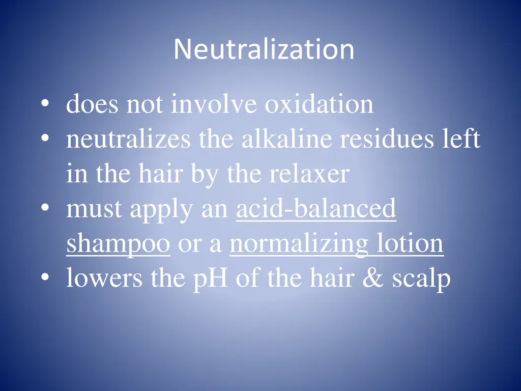 neutralization