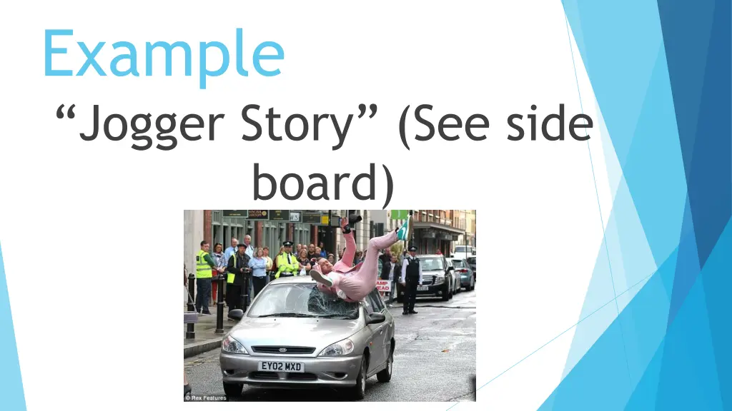 example jogger story see side board