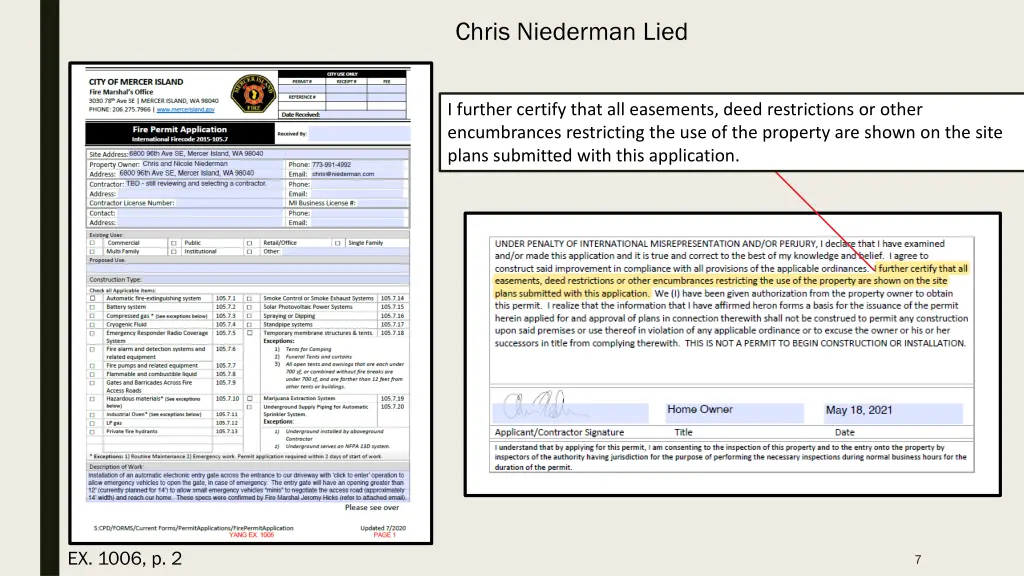 chris niederman lied