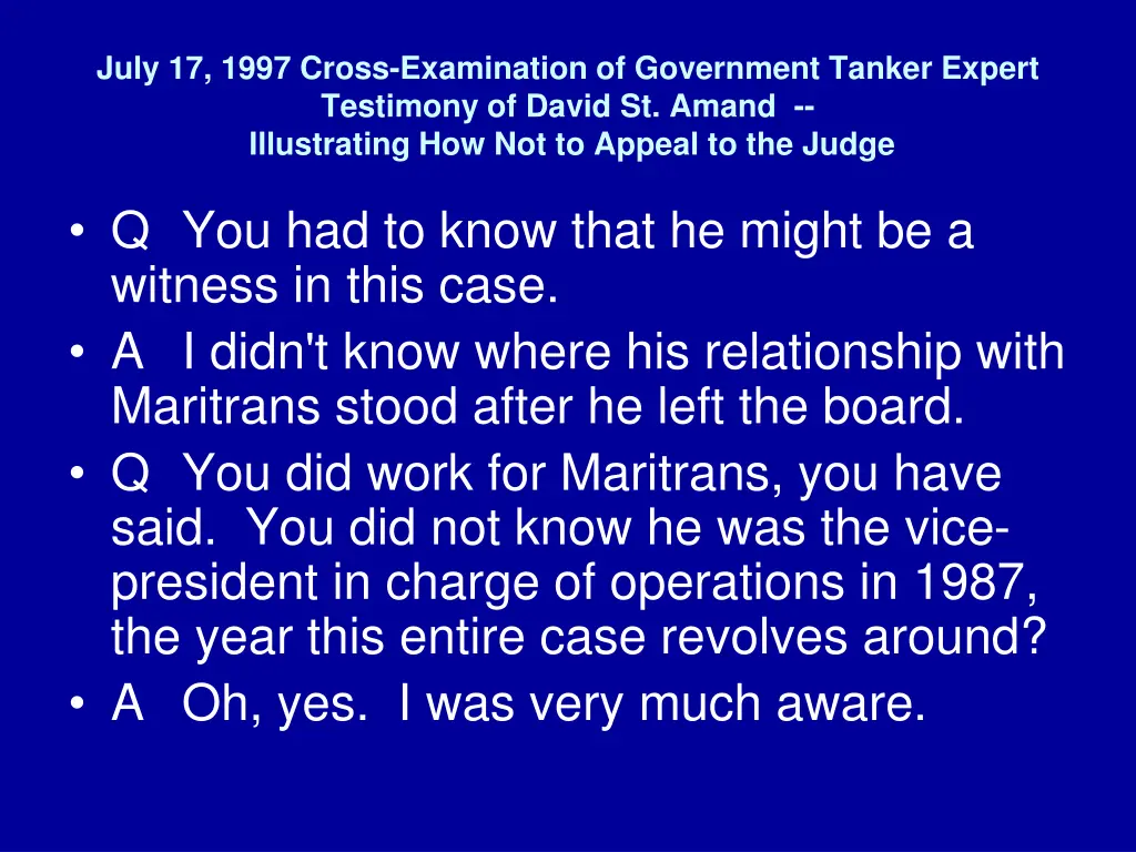 july 17 1997 cross examination of government 2