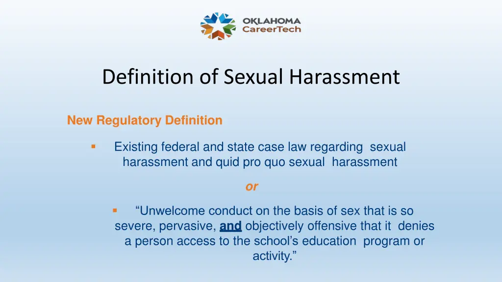 definition of sexual harassment