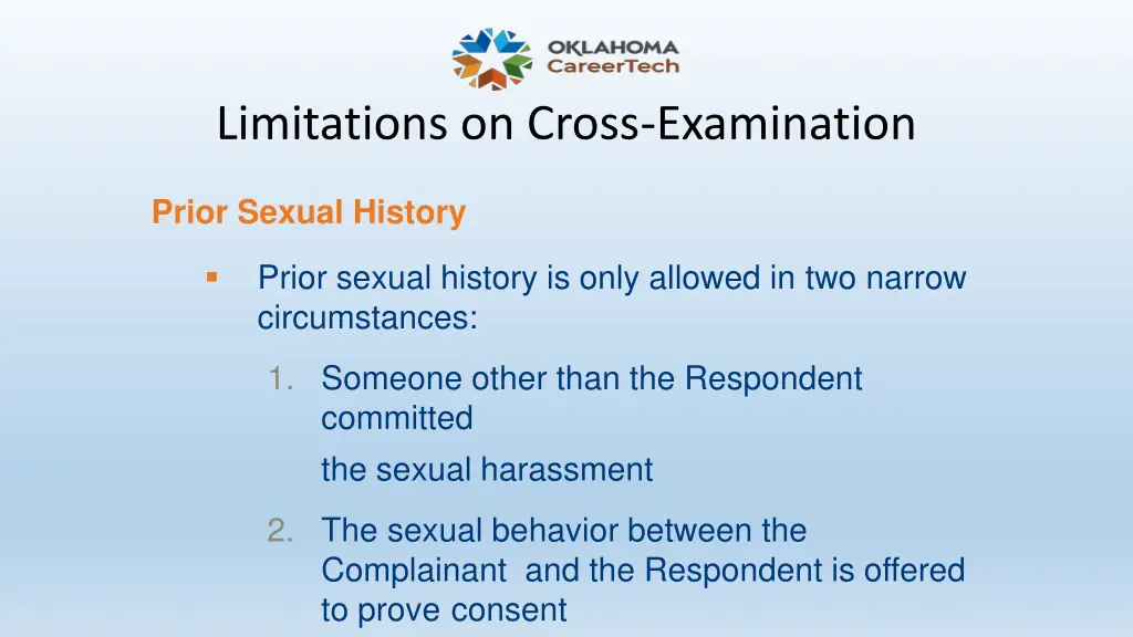 limitations on cross examination