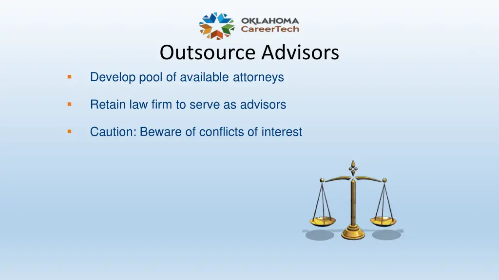 outsource advisors develop pool of available