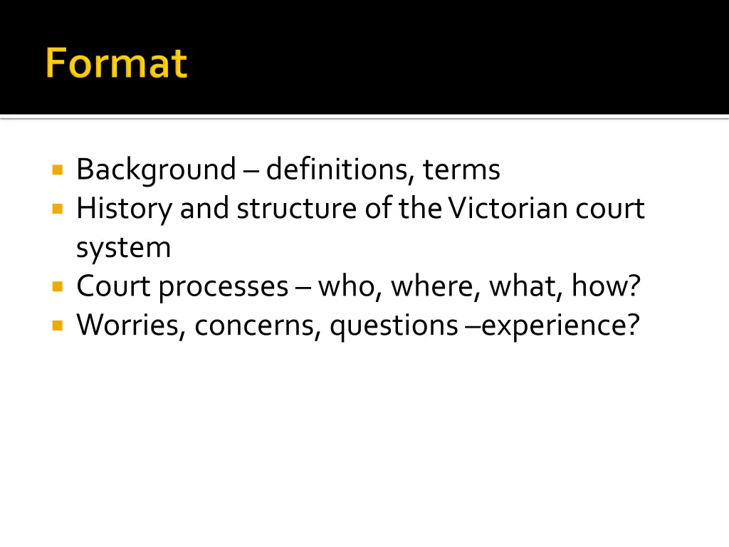 background definitions terms history