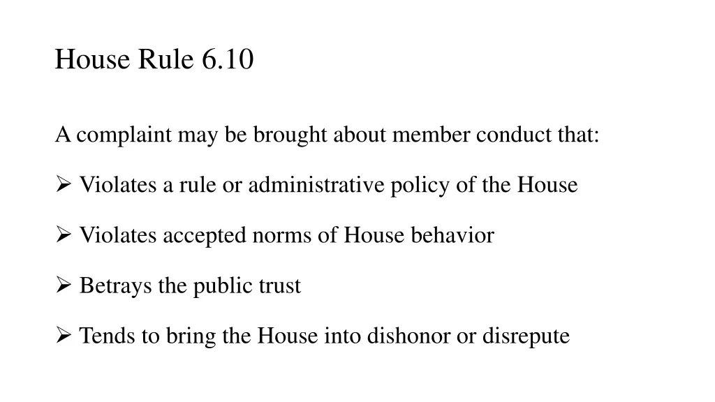 house rule 6 10