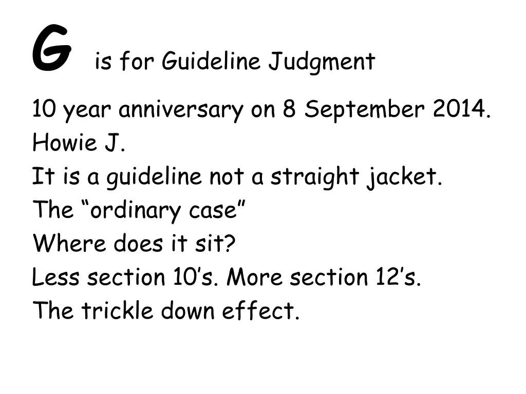 g 10 year anniversary on 8 september 2014 howie