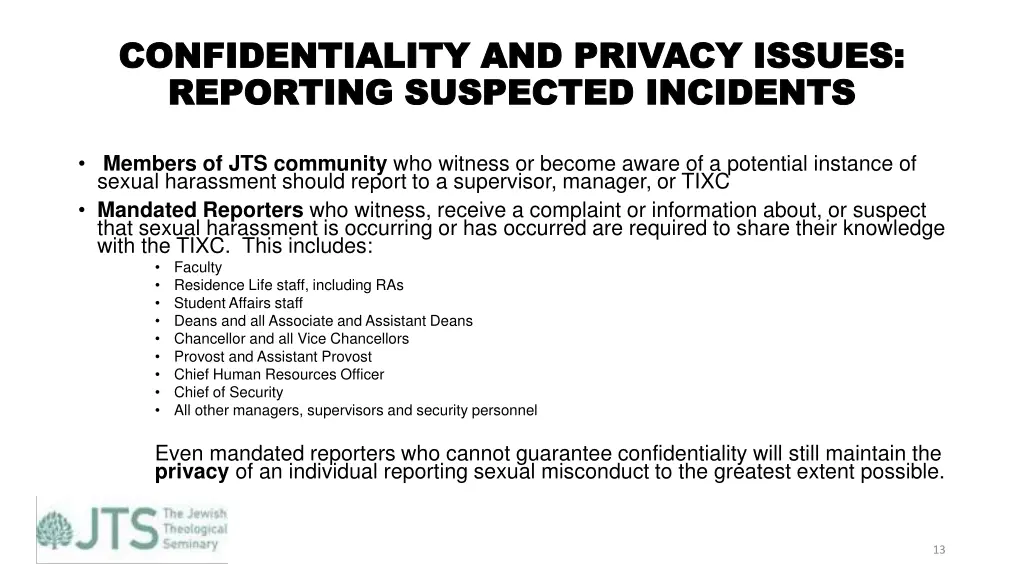 confidentiality and privacy issues 1