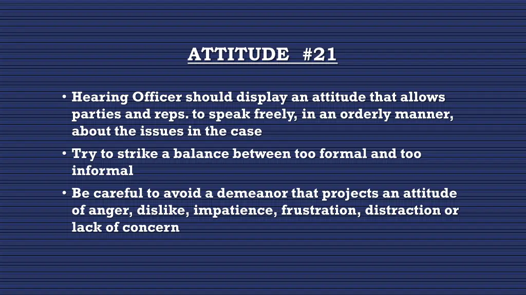 attitude 21