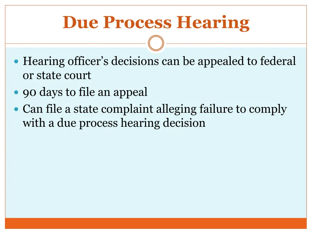 due process hearing 2