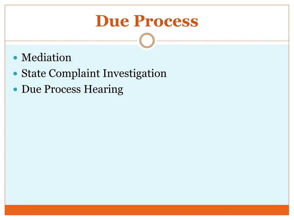 due process