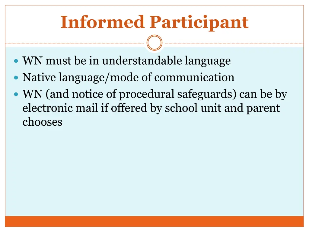 informed participant 1