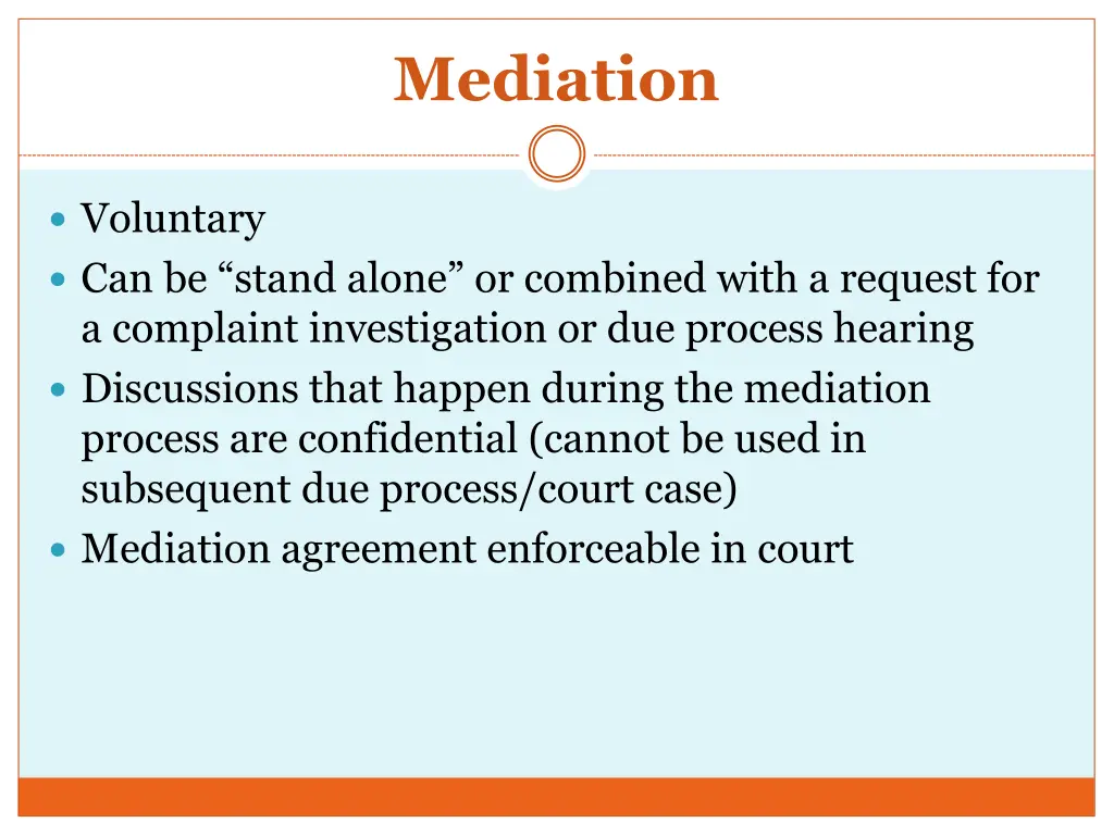 mediation