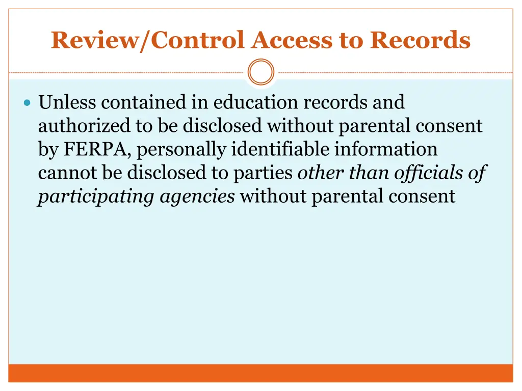 review control access to records 1