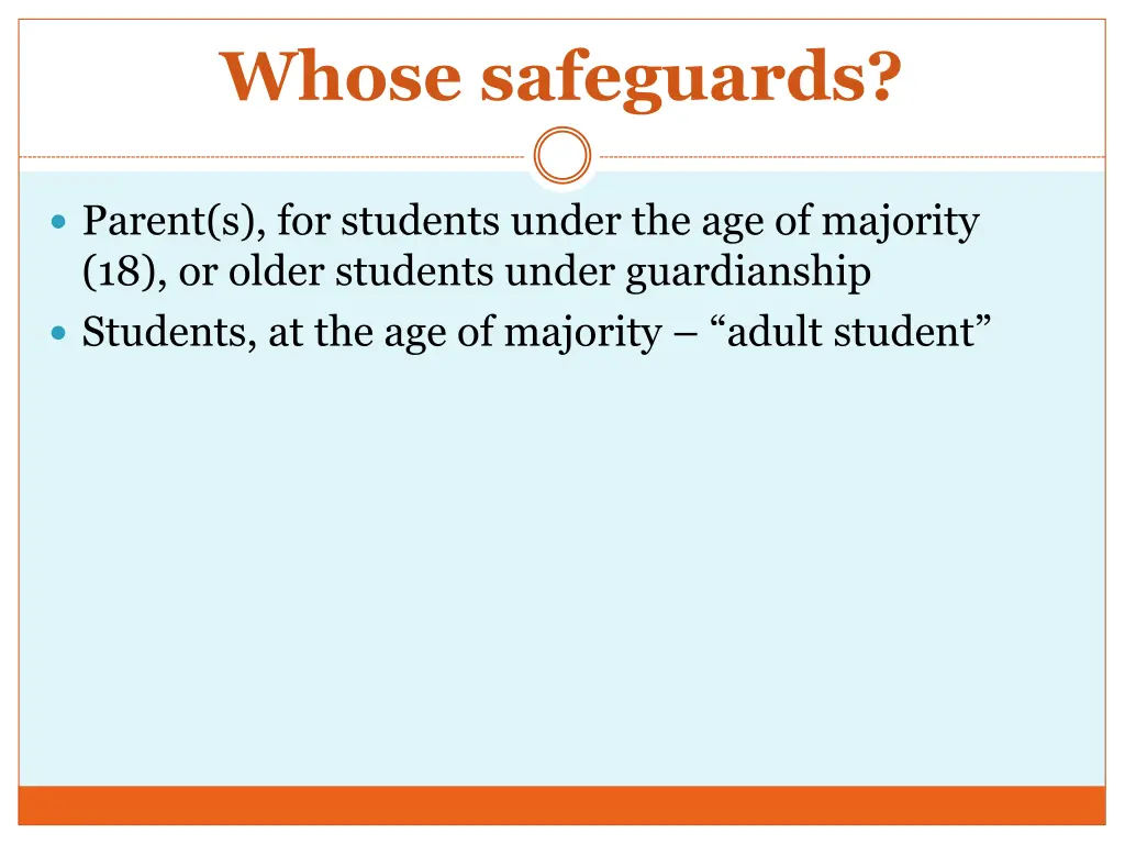 whose safeguards