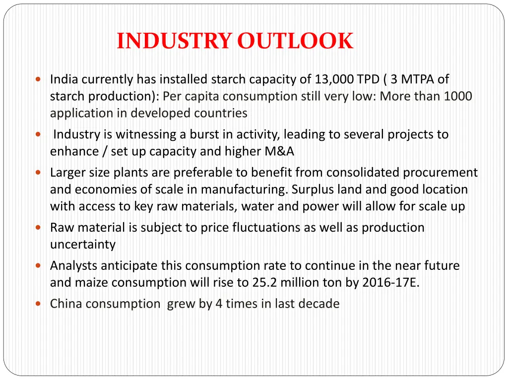 industry outlook